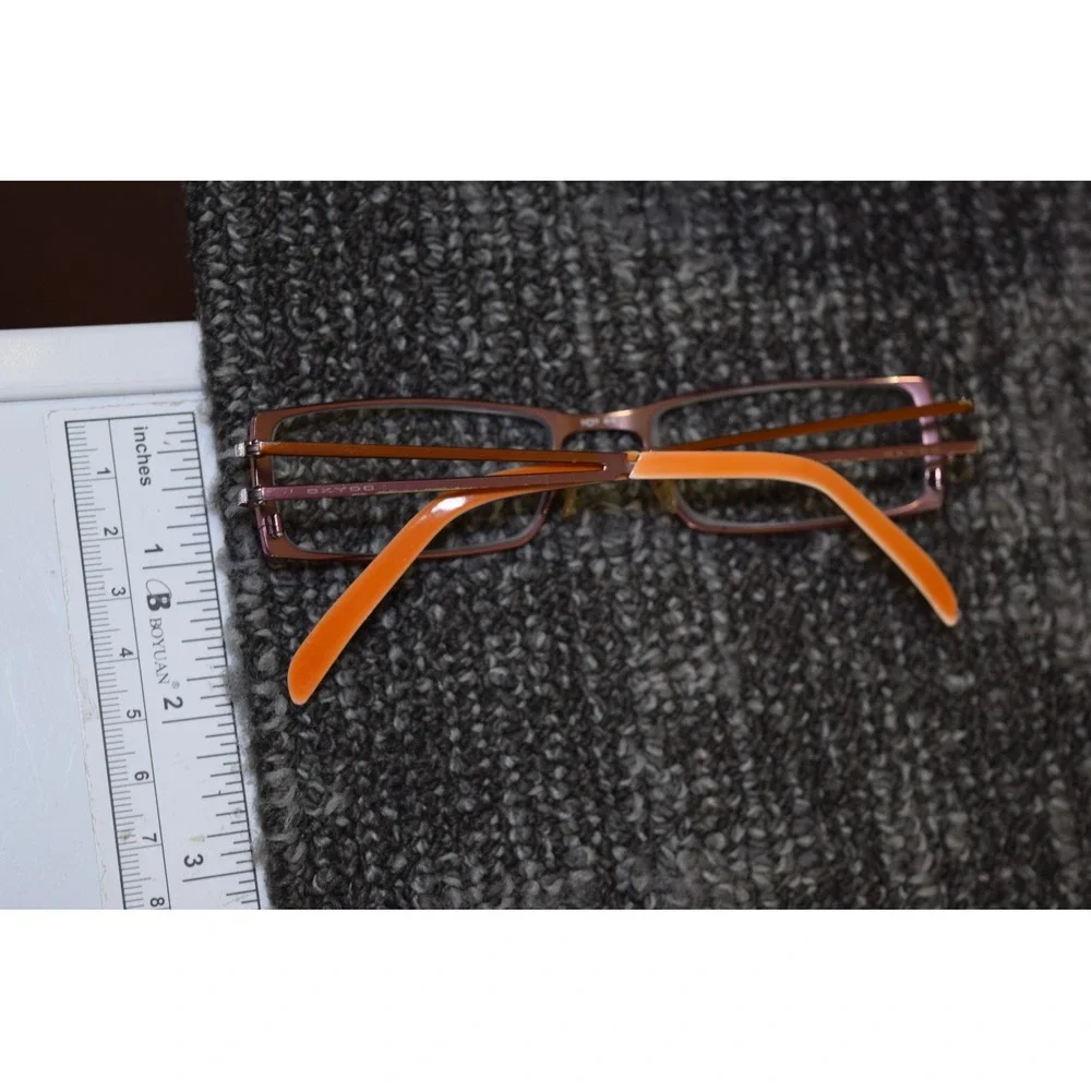 OXYDO Safilo X008 HWB Eyeglasses  51 17 135 Italy Orange Purple